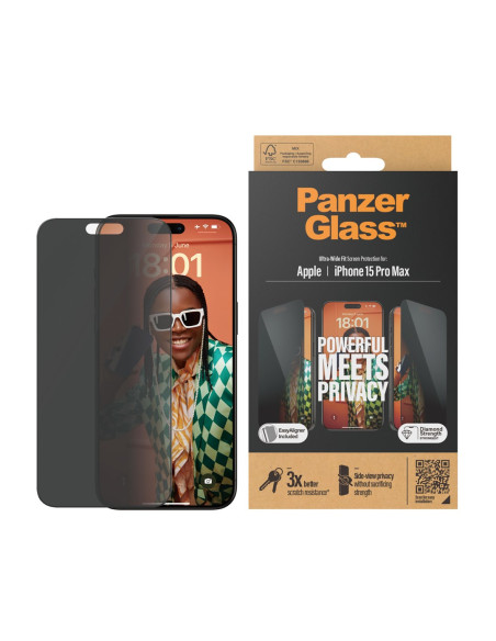 Panzerglass® Privacy Screen Protector Iphone 15 Pro