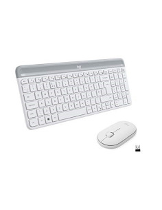 Slim Wrls Keyboard-Mouse Combo/Mk470 - Offwhite - Deu - Central