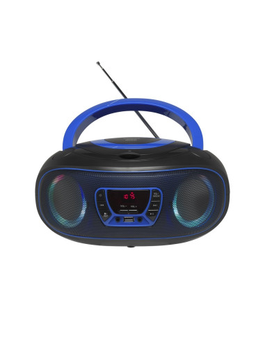 Denver Tcl-212Bt Blue Odtwarzacz Cd Przenośny Odtwarzacz Cd Czarny, Niebieski
