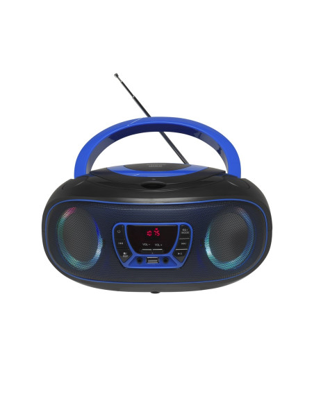 Denver Tcl-212Bt Blue Odtwarzacz Cd Przenośny Odtwarzacz Cd Czarny, Niebieski