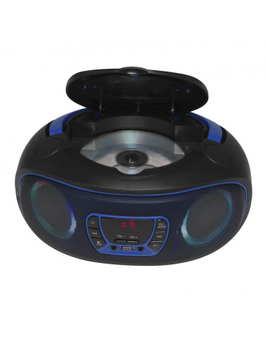 Denver Tcl-212Bt Blue Odtwarzacz Cd Przenośny Odtwarzacz Cd Czarny, Niebieski