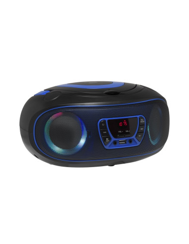 Denver Tcl-212Bt Blue Odtwarzacz Cd Przenośny Odtwarzacz Cd Czarny, Niebieski