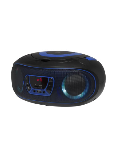 Denver Tcl-212Bt Blue Odtwarzacz Cd Przenośny Odtwarzacz Cd Czarny, Niebieski