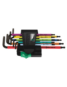 Zestaw Kluczy Trzpieniowych Torx Bo Multicolour, Blacklaser, Z Magnetyzerem , 967/9 Tx Bo Multicolour 1 Wera