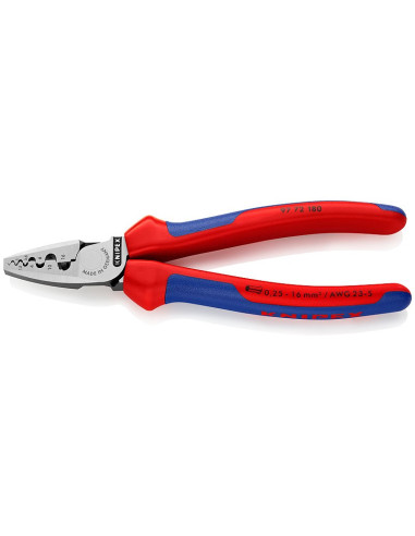 Knipex Szczypce Do Zagniatania Tulejek 180Mm