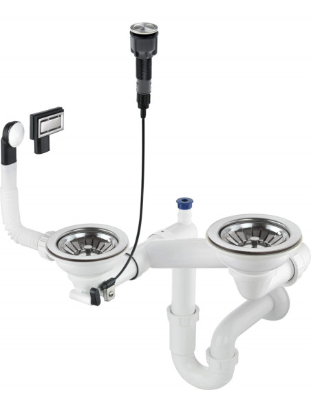 Syfon Do Zlewozmywaka Granitowego 1.5- I 2-Komorowego - Space-Saver Zxy_9983 5907650821113