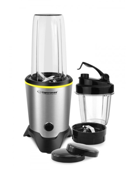Blender Sportowy Esperanza Master Ekm028 (1000W  Kolor Czarno-Srebrny)