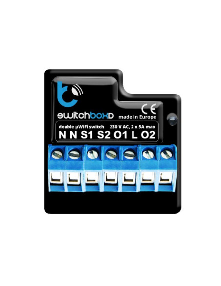 Blebox Switchboxd - Podwójny Wyłacznik 230V