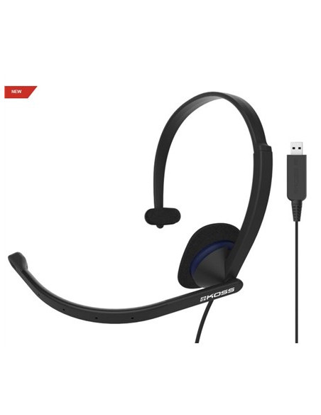 Koss Cs195 Usb Zestaw Słuchawkowy Przewodowa Opaska Na Głowę Biuro/Centrum Telefoniczne Usb Typu-A Czarny