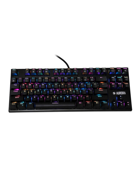 Klawiatura I-Box Aurora K-2R Rgb, Mechaniczna, Blue Switch, Gaming