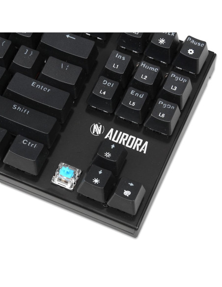 Klawiatura I-Box Aurora K-2R Rgb, Mechaniczna, Blue Switch, Gaming