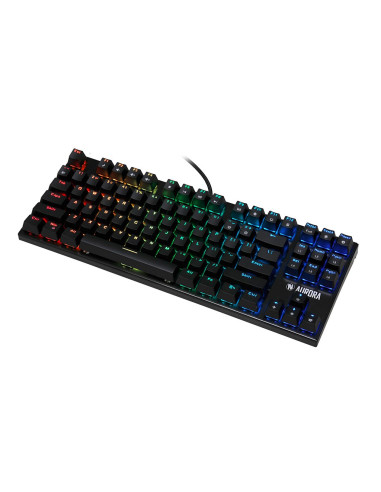Klawiatura I-Box Aurora K-2R Rgb, Mechaniczna, Blue Switch, Gaming