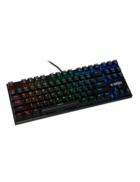 Klawiatura I-Box Aurora K-2R Rgb, Mechaniczna, Blue Switch, Gaming