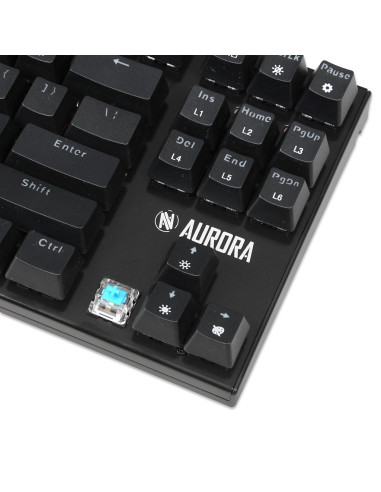 Klawiatura I-Box Aurora K-2R Rgb, Mechaniczna, Blue Switch, Gaming