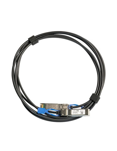 Mikrotik Xs+Da0001 Kabel Infiniband / Światłowodowy 1 M Sfp/Sfp+/Sfp28 Czarny