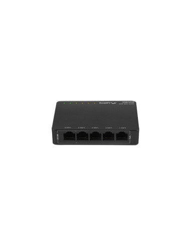 Lanberg Switch Poe Dsp3-1005-60W (5-Port, 1Gb/S, 30W/Port))