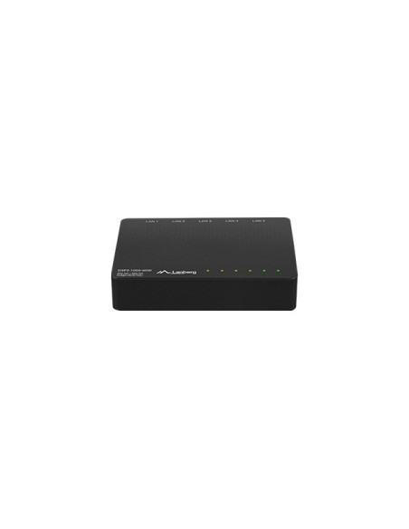 Lanberg Switch Poe Dsp3-1005-60W (5-Port, 1Gb/S, 30W/Port))