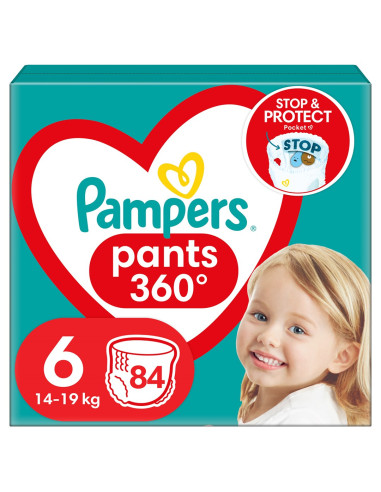Pampers Pieluchomajtki Xl Rozm 6, 15+Kg,84Szt