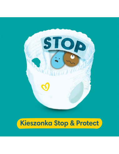 Pampers Pieluchomajtki Xl Rozm 6, 15+Kg,84Szt