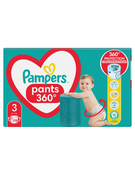 Pampers Pieluchomajtki Mb Rozm 3, 6-11Kg, 128Szt