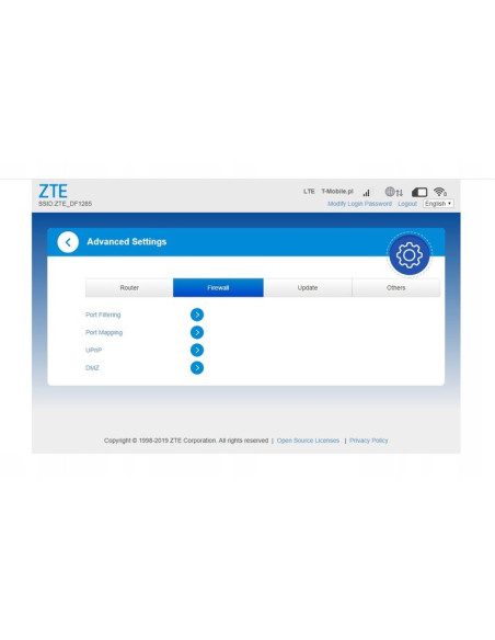 Modem  Zte Lte Mf79U (Kolo Biały)