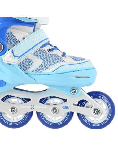 Łyżworolki Nils Extreme Na14198 Niebiesko-Granatowe Rozm. L (39-42)