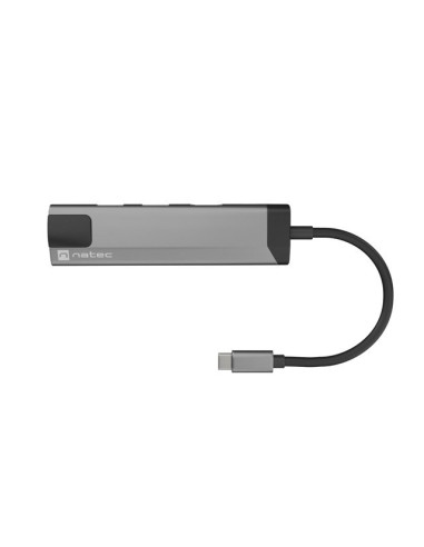 Natec Multiport Fowler Go Usb-C -  Hub Usb 3.0 X2, Hdmi 4K, Usb-C Pd, Rj45 Nmp-1985