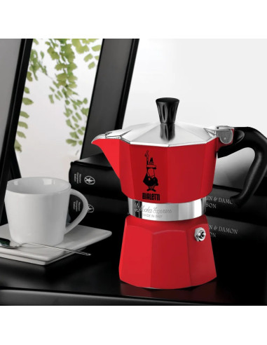 Bialetti Kawiarka Winter Wonderland 3Tz Czerwona