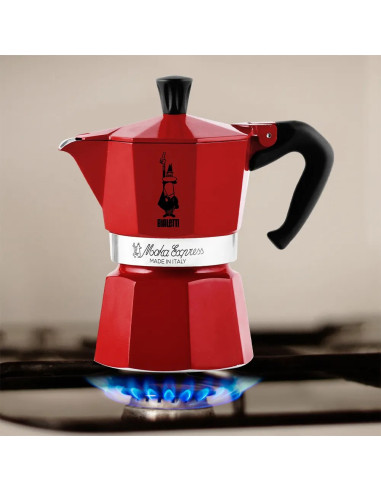 Bialetti Kawiarka Winter Wonderland 3Tz Czerwona