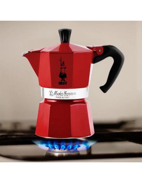 Bialetti Kawiarka Winter Wonderland 3Tz Czerwona