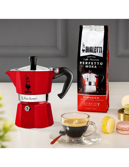 Bialetti Kawiarka Winter Wonderland 3Tz Czerwona