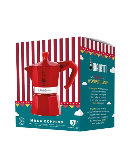 Bialetti Kawiarka Winter Wonderland 3Tz Czerwona