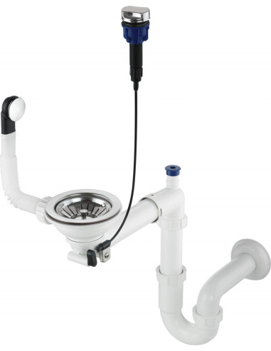 Syfon Do Zlewozmywaka Granitowego 1-Komorowego - Space-Saver