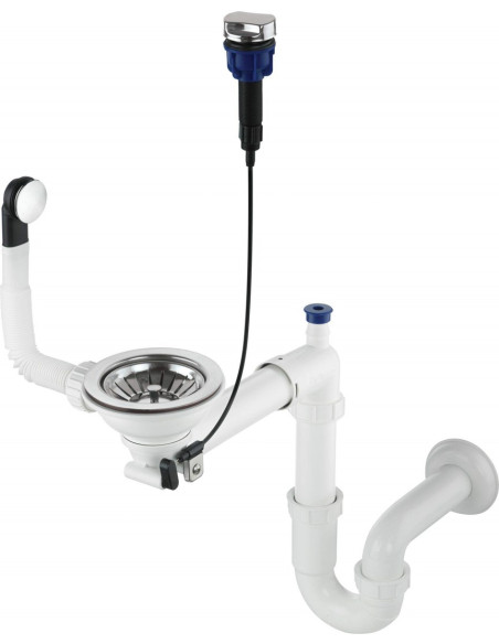 Syfon Do Zlewozmywaka Granitowego 1-Komorowego - Space-Saver