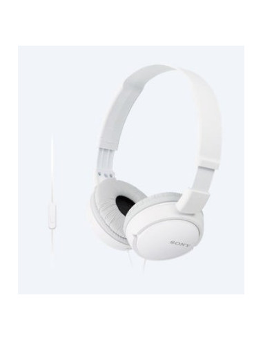 Sony Mdr-Zx110Ap Zestaw Słuchawkowy Opaska Na Głowę Złącze 3,5 Mm Biały