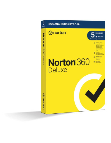 Norton 360 Deluxe 5D/12M Box (Nie Wymaga Karty)