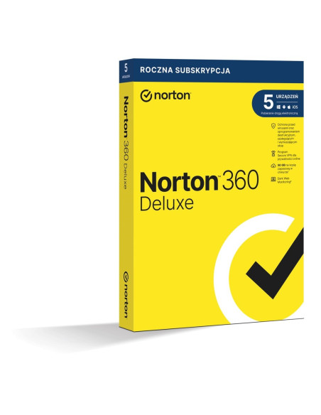 Norton 360 Deluxe 5D/12M Box (Nie Wymaga Karty)
