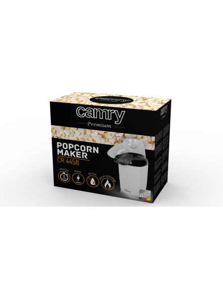 Maszyna Do Popcornu Adler Camry Cr 4458 (1200W  Kolor Biały)