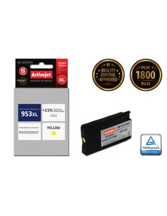 Activejet Ah-953Yrx Tusz (Zamiennik Hp 953Xl F6U18Ae  Premium  25 Ml  Żółty) 2
