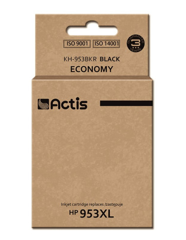 Actis Kh-953Bkr Tusz (Zamiennik Hp 953Xl L0S70Ae  Standard  50Ml  2000 Stron, Czarny) - Nowy Chip