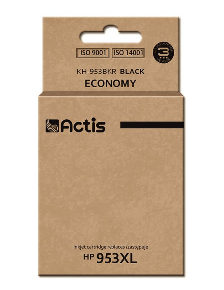 Actis Kh-953Bkr Tusz (Zamiennik Hp 953Xl L0S70Ae  Standard  50Ml  2000 Stron, Czarny) - Nowy Chip