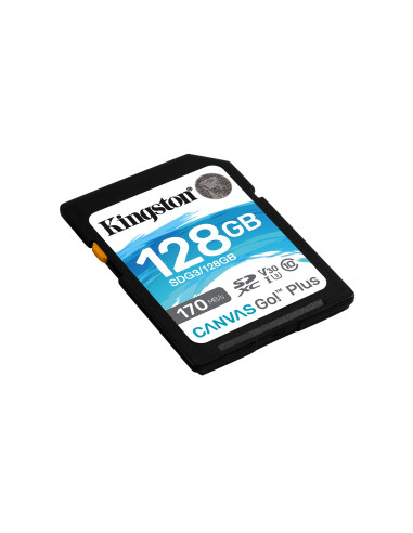 Kingston Microsdxc Canvas Go Plus 170R C10 Uhs-I U3 V30 128Gb