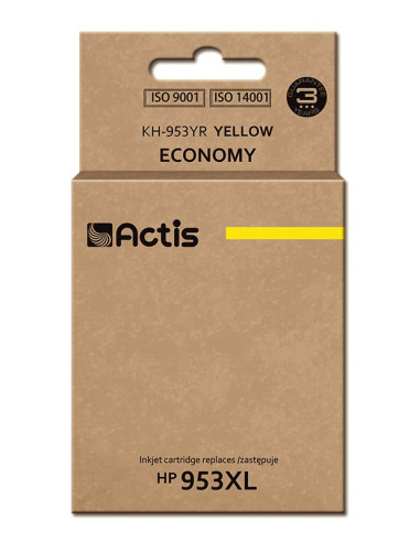 Actis Kh-953Yr Tusz (Zamiennik Hp 953Xl F6U18Ae  Standard  25Ml  Żółty) - Nowy Chip