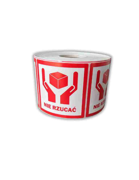 Bstech Etykieta Samoprzylepna "Nie Rzucać" 80X80 1000 Szt