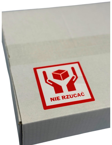 Bstech Etykieta Samoprzylepna "Nie Rzucać" 80X80 1000 Szt