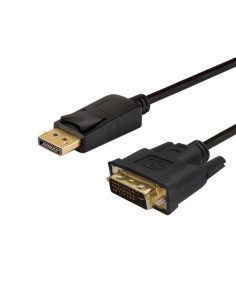 Kabel Savio Cl-106 (Displayport M - Dvi-D M  1,8M  Kolor Czarny)