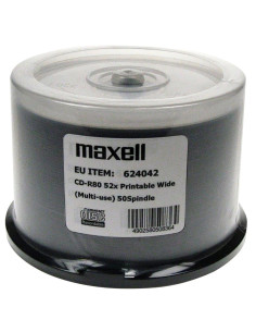 Maxell Cd-R 700Mb  50 Szt. 52X80 Min, Spindel, Płyta Do Nadruku