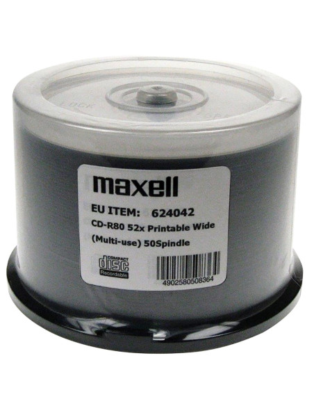 Maxell Cd-R 700Mb  50 Szt. 52X80 Min, Spindel, Płyta Do Nadruku