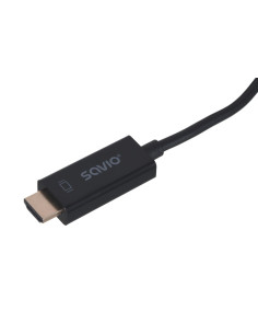 Kabel Savio Cl-56 (Displayport M - Hdmi Typ A  1,5M  Kolor Czarny) 2