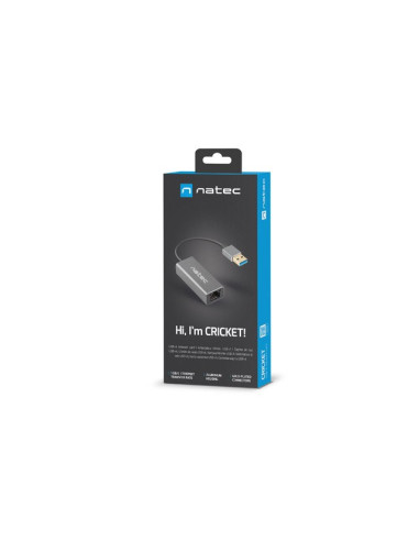 Natec Karta Sieciowa Cricket 1Gb Usb 3.0 1X Rj45 Na Kablu Nnc-1924